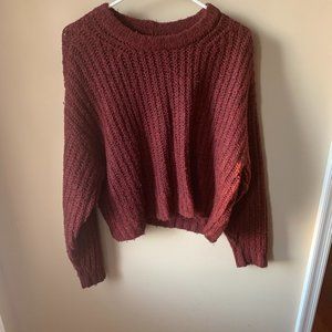 American Eagle Chunky Crop Sweater